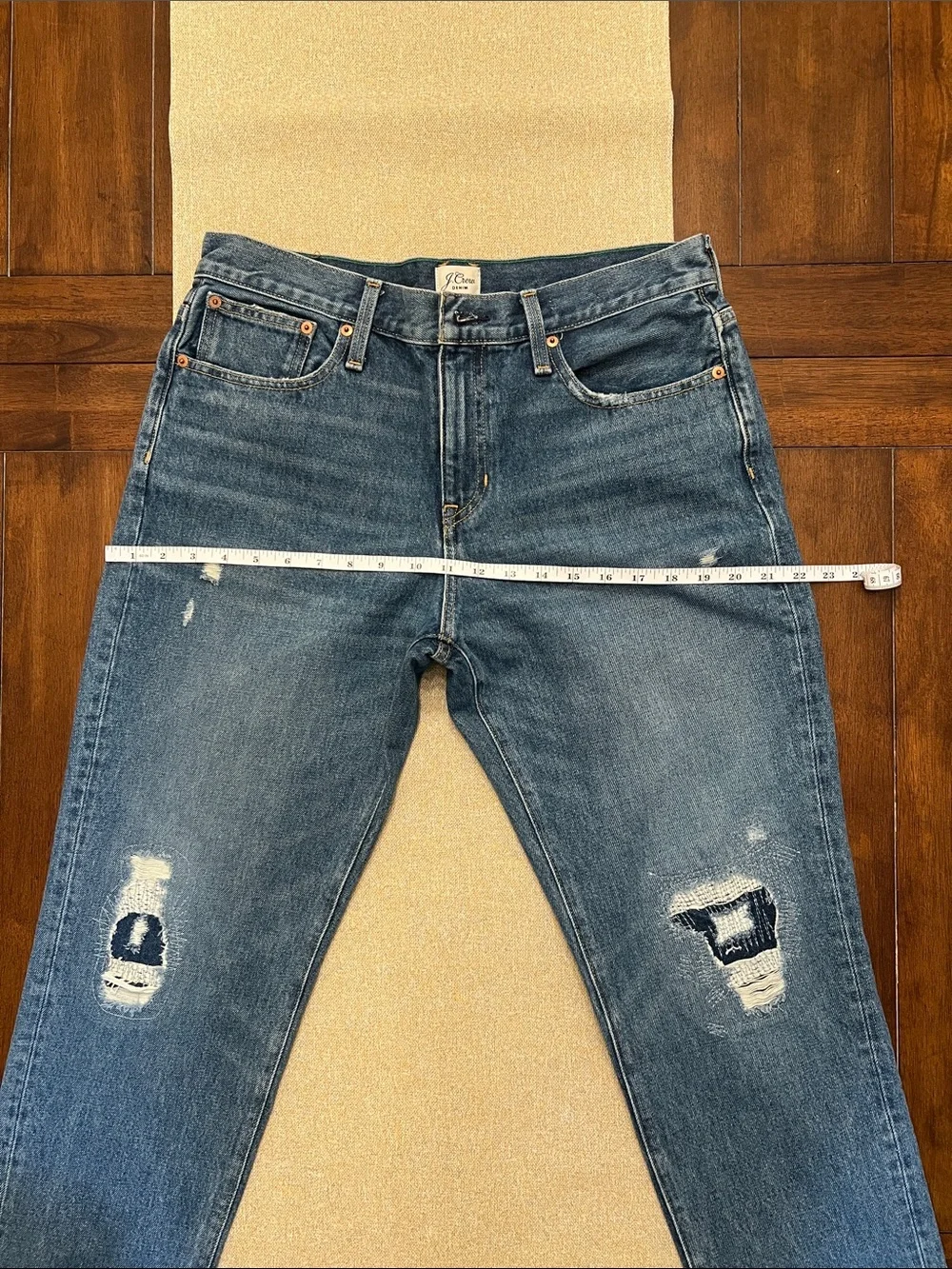 ❤️ J. Crew Relaxed Fit Distressed Jeans - Blue